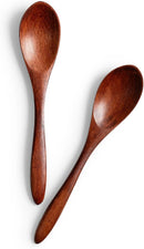 7 colheres de madeira pequenas, colheres de mel de 14 cm para chá, colher de chá de mel de madeira para café, pequenas colheres de madeira, colher de mesa de bambu para mexer, conjunto de