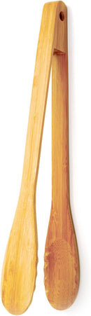 Norpro Espátula de bambu de 30,5 cm, cabo plano