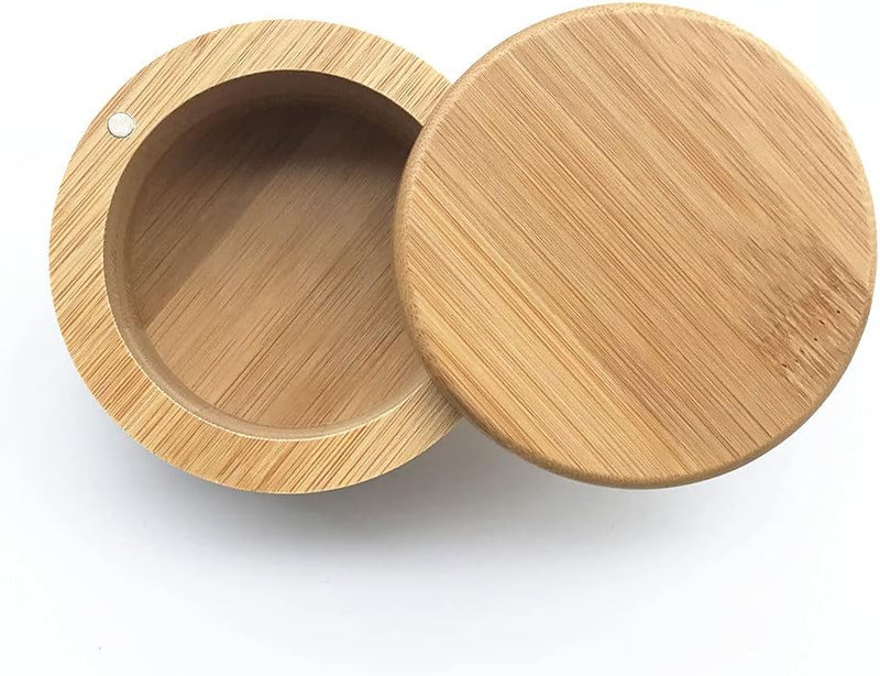 Recipiente aromatizante para saleiro e tempero, caixa de armazenamento de bambu (1)