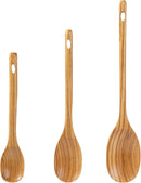 FJNATINH Espátula wok grande de madeira, 33 cm de teca natural, cabo longo, revestido, resina natural, feita à mão para panelas antiaderentes