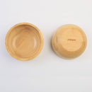Conjunto de 2 tigelas de sopa para sobremesas/cereais/massas/frutas | Tigelas de servir de bambu natural para nozes/doces/lanches/pistache | Acessórios de charcutaria para