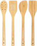 Norpro Espátula de bambu de 30,5 cm, cabo plano