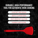 Helen's Asian Kitchen Espátula de bambu para fritar e utensílio de cozinha, 33 cm