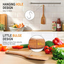 Conjunto de utensílios de cozinha de madeira teca natural de 9 peças com descanso de colher - Suporte de colheres e utensílios de cozinha com aderência confortável