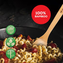Helen's Asian Kitchen Espátula de bambu para fritar e utensílio de cozinha, 33 cm