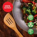 Helen's Asian Kitchen Espátula de bambu para fritar e utensílio de cozinha, 33 cm