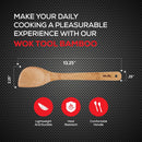 Helen's Asian Kitchen Espátula de bambu para fritar e utensílio de cozinha, 33 cm