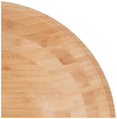 Lipper International Tigela de salada de madeira de bambu, pequena, 18 cm de diâmetro x 5,7 cm de altura, tigela única