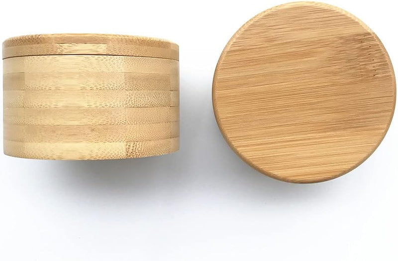 Recipiente aromatizante para saleiro e tempero, caixa de armazenamento de bambu (1)