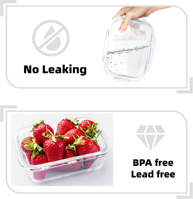 Manteiga grande de vidro com tampa e faca para bancada e geladeira, recipiente de armazenamento de manteiga com alça para geladeira, suporte de manteiga para balcão, bandeja de manteiga de bambu