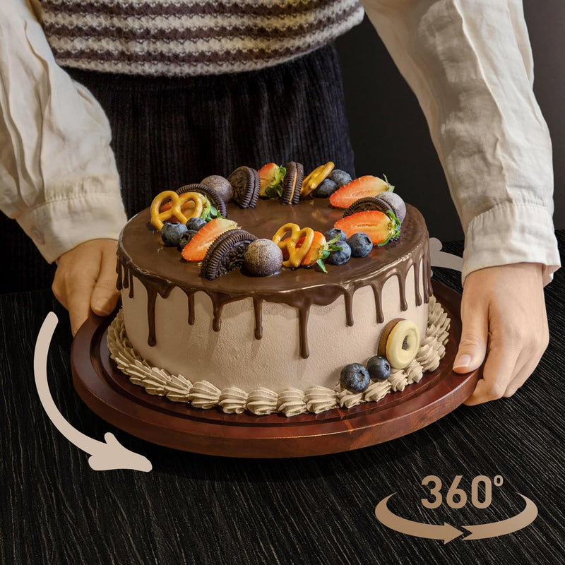 Jkwokback Suporte de bolo com cúpula e tampa de acrílico, prato de bolo e capa de bolo de plástico com base destacável, bandeja de servidor de exibição de bolo para presente de aniversário e cozinha